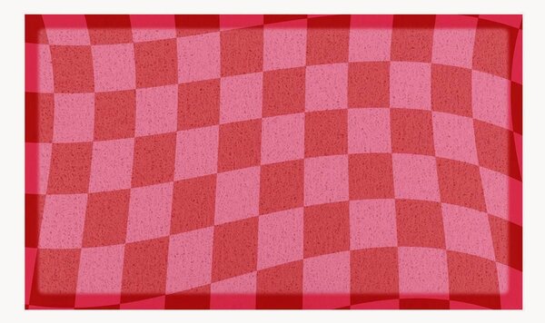 Umývateľná rohožka Fuchsia Wavy