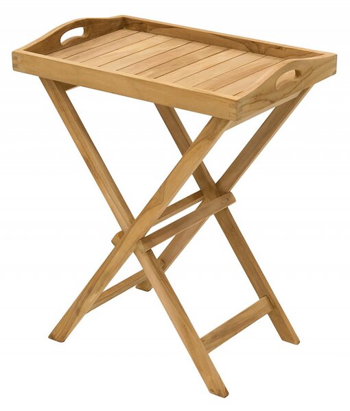 Deokork Záhradný odkládací stolík GAUDI (teak)