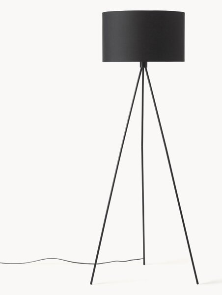 Stojacia tripod lampa's textilným tienidlom Cella