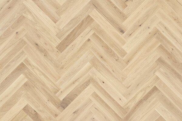 Artisan Herringbone Dub Ajaccio Natural Kart White Cream Mat Lak 4V Ol