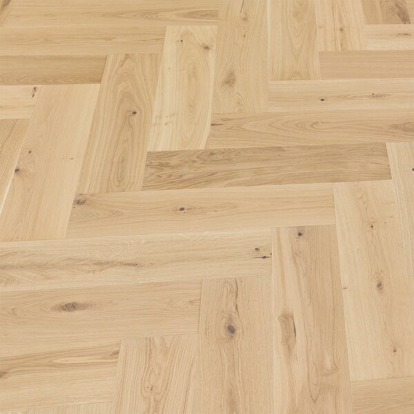 Artisan Herringbone Dub Gallipoli Natural White Mat Lak 4mV Ol