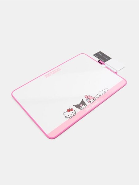 Sinsay - Tabuľa s mazateľným fixkou Hello Kitty and Friends - ružová