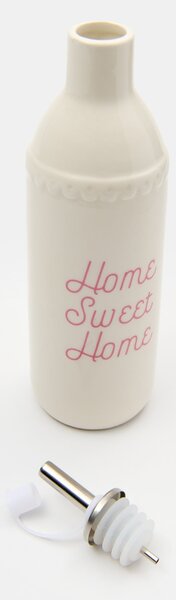 Sinsay - Fľaša na olej s nápisom Home Sweet Home - biela