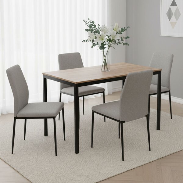 Jedálenský kuchynský stôl pre 4-5 osôb počítačový stôl 120x60 cm ModernHome