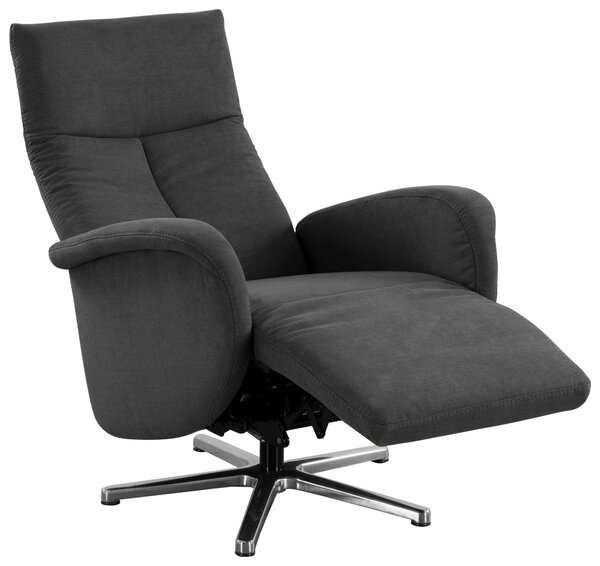 RELAXAČNÉ KRESLO, textil, tmavosivá Sit & More - Online Only obývacie izby, Online Only