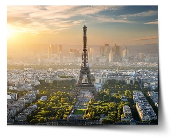 Sablio Plagát Paríž Eiffelova veža Skyline - 60x40 cm