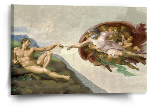 Sablio Obraz Stvorenie Adama - Michelangelo Buonarroti - 60x40 cm