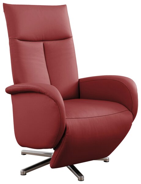 RELAXAČNÉ KRESLO, koža, červená Sit & More - Online Only obývacie izby, Online Only
