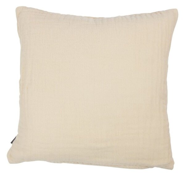 Krémový mušelínový vankúš Nova Muslin - 45*45cm - Mars & More