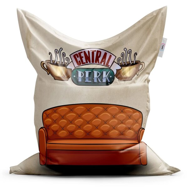 Sablio Sedací vak Seriál Priatelia CENTRAL PERK Gauč - 150x100 cm