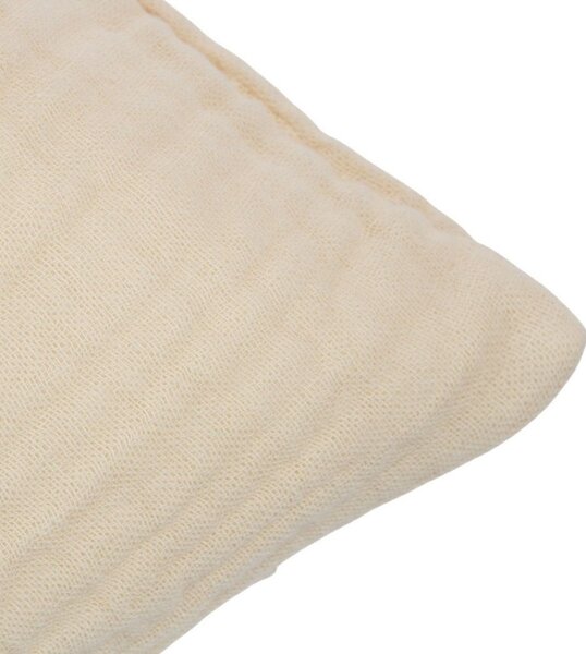 Krémový mušelínový vankúš Nova Muslin - 45*45cm - Mars & More