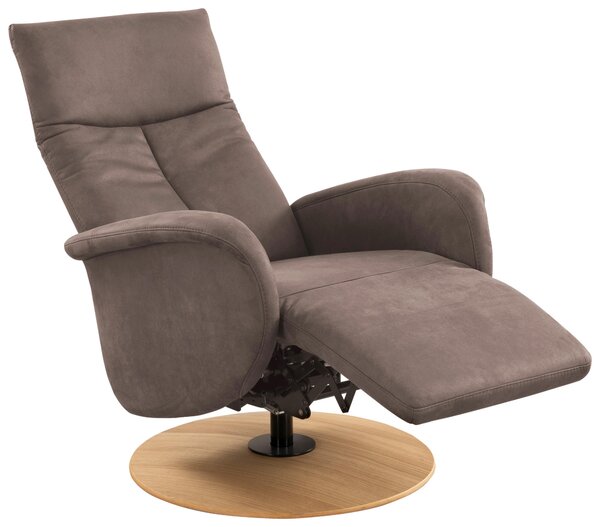 RELAXAČNÉ KRESLO, textil, sivohnedá Sit & More - Online Only obývacie izby, Online Only
