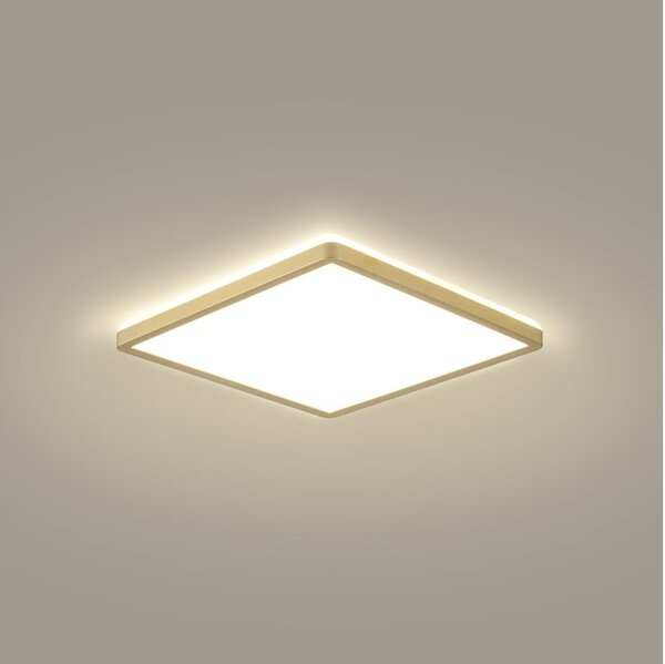 Brilagi - LED Kúpeľňové svietidlo ULTRA SLIM LED/18W/230V 30x30 cm zlaté IP54