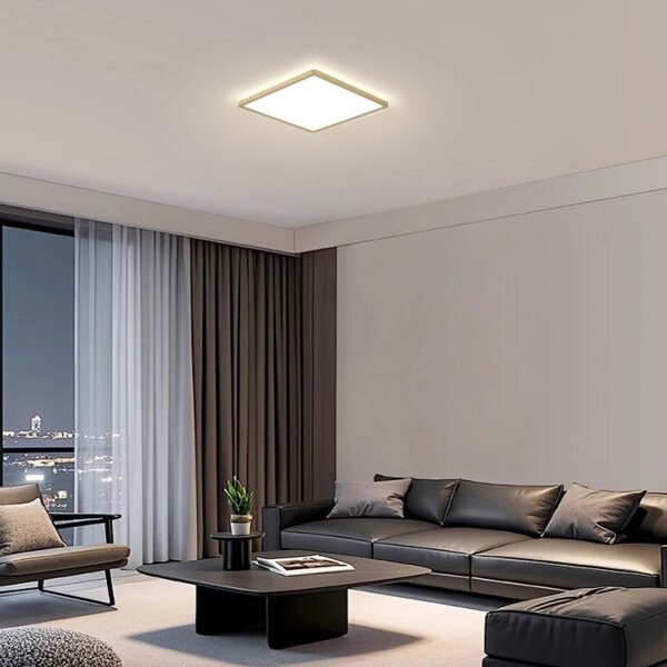 Brilagi - LED Kúpeľňové svietidlo ULTRA SLIM LED/18W/230V 30x30 cm zlaté IP54
