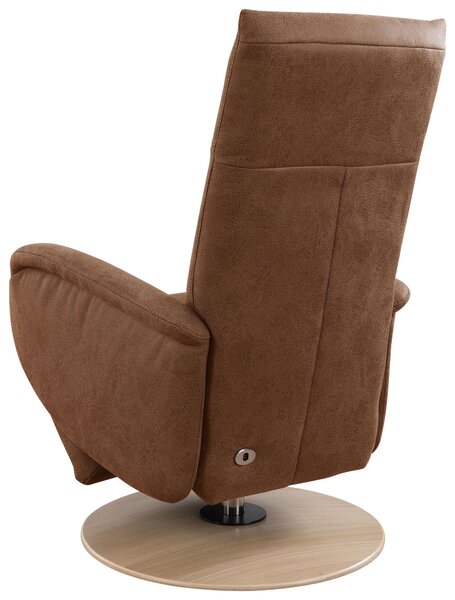 RELAXAČNÉ KRESLO, textil, farba lieskového orecha Sit & More - Online Only obývacie izby, Online Only