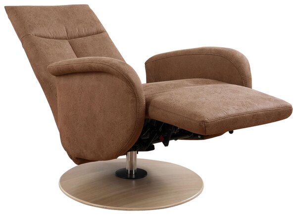 RELAXAČNÉ KRESLO, textil, farba lieskového orecha Sit & More - Online Only obývacie izby, Online Only