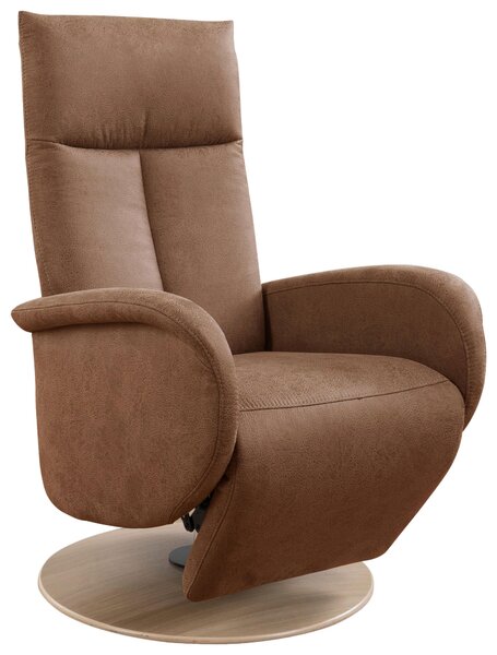 RELAXAČNÉ KRESLO, textil, farba lieskového orecha Sit & More - Online Only obývacie izby, Online Only