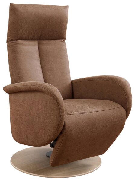 RELAXAČNÉ KRESLO, textil, farba lieskového orecha Sit & More - Online Only obývacie izby, Online Only