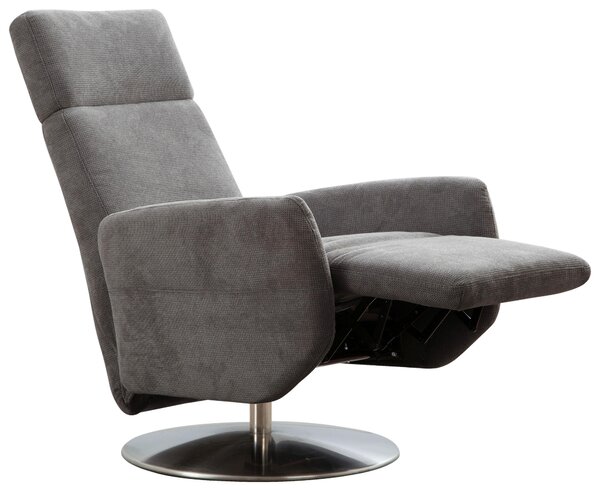 RELAXAČNÉ KRESLO, textil, tmavohnedá Sit & More - Online Only obývacie izby, Online Only