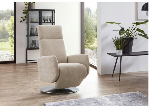 RELAXAČNÉ KRESLO, textil, bahenná hnedá Sit & More - Online Only obývacie izby, Online Only