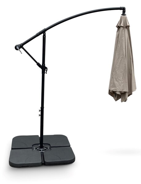 Noela Záhradný slnečník Hook pr. 3m béžový