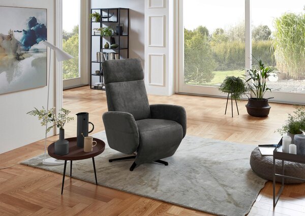 RELAXAČNÉ KRESLO, textil, antracitová Sit & More - Online Only obývacie izby, Online Only
