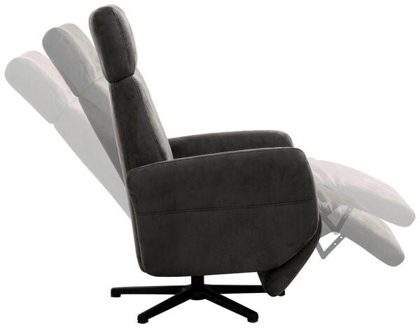 RELAXAČNÉ KRESLO, textil, antracitová Sit & More - Online Only obývacie izby, Online Only