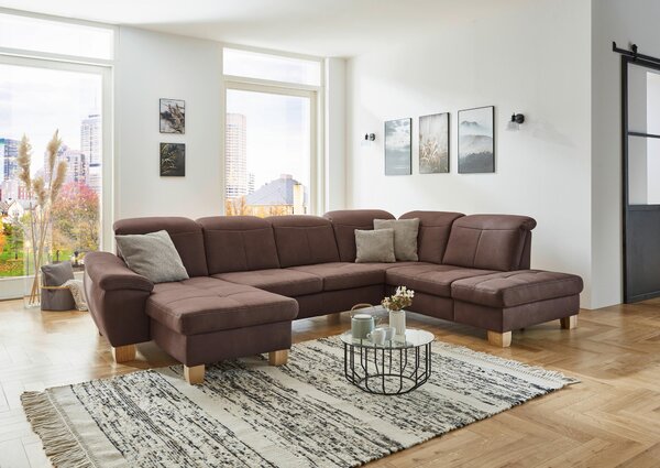 SEDACIA SÚPRAVA, textil, sivohnedá Voleo - Sedačky