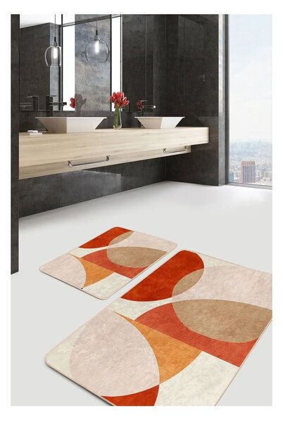 Zamatové kúpeľňové predložky v súprave 2 ks 60x100 cm – Mila Home
