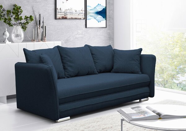 ROZKLADACIA POHOVKA, textil, modrá MID.YOU - Sedačky, Online Only