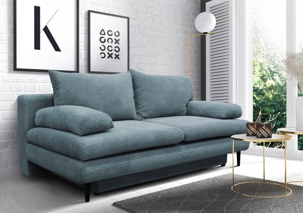 ROZKLADACIA POHOVKA, textil, tyrkysová P & B - Sedačky, Online Only