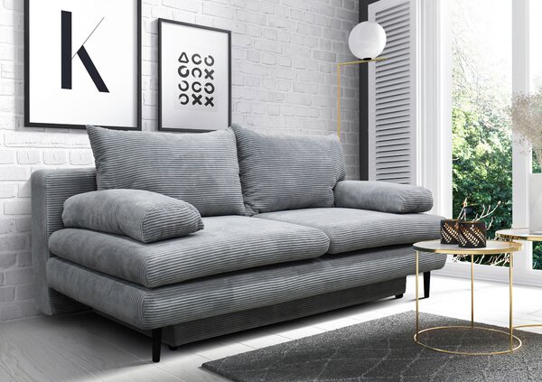 ROZKLADACIA POHOVKA, textil, svetlosivá P & B - Sedačky, Online Only