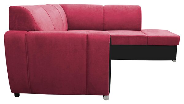 ROHOVÁ SEDAČKA, textil, červená, čierna MID.YOU - Sedačky, Online Only