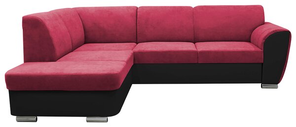 ROHOVÁ SEDAČKA, textil, červená, čierna MID.YOU - Sedačky, Online Only