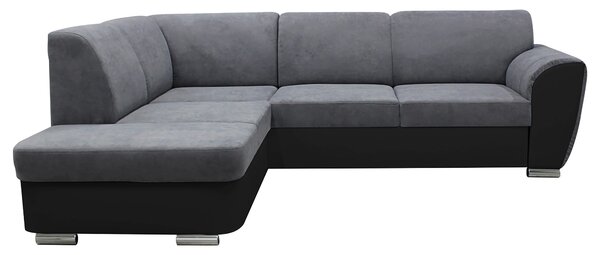 ROHOVÁ SEDAČKA, textil, sivá, čierna MID.YOU - Sedačky, Online Only