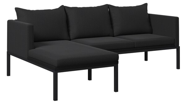 TERASOVÁ SEDACIA SÚPRAVA 3-dielne, kov, textil Ambia Garden - Online Only záhrada, Online Only