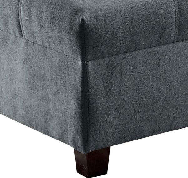 ROHOVÁ SEDAČKA, textil, kompozitné drevo, antracitová MID.YOU - Sedačky, Online Only