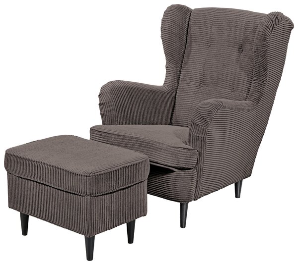 TABURETKA, textil, 63/43/42 cm MID.YOU - Kreslá, Online Only