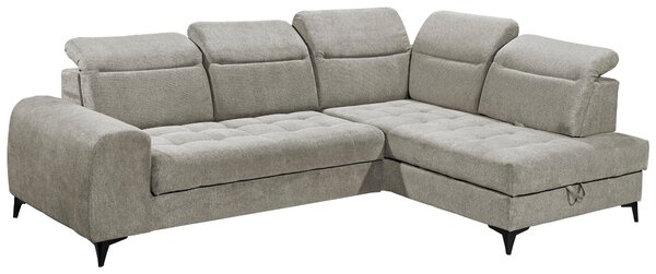 ROHOVÁ SEDAČKA, textil, taupe MID.YOU - Sedačky, Online Only