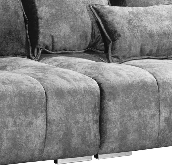 VEĽKÁ POHOVKA, textil, sivá Livetastic - Sedačky, Online Only