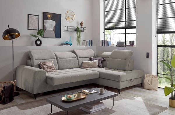 ROHOVÁ SEDAČKA, textil, taupe MID.YOU - Sedačky, Online Only