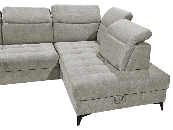 ROHOVÁ SEDAČKA, textil, taupe MID.YOU - Sedačky, Online Only