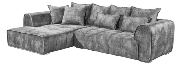 ROHOVÁ SEDAČKA, textil, sivá MID.YOU - Sedačky, Online Only