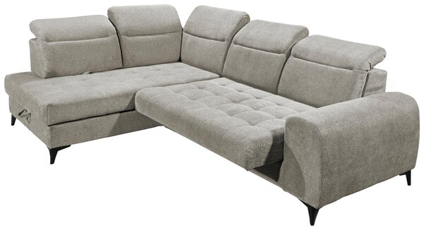ROHOVÁ SEDAČKA, textil, taupe MID.YOU - Sedačky, Online Only