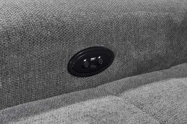 ROHOVÁ SEDAČKA, textil, antracitová MID.YOU - Sedačky, Online Only