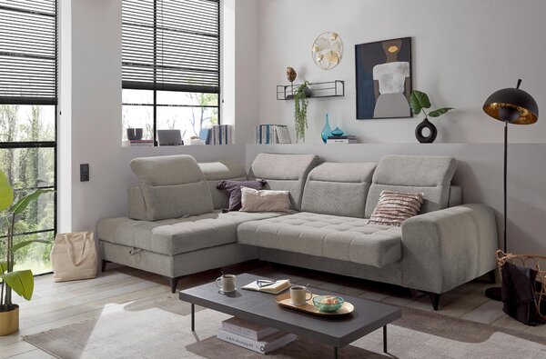 ROHOVÁ SEDAČKA, textil, taupe MID.YOU - Sedačky, Online Only