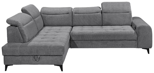 ROHOVÁ SEDAČKA, textil, antracitová MID.YOU - Sedačky, Online Only