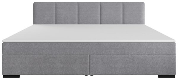 BOXSPRINGOVÁ POSTEĽ, 240/200 cm, svetlosivá MID.YOU - Online Only spálne, Online Only