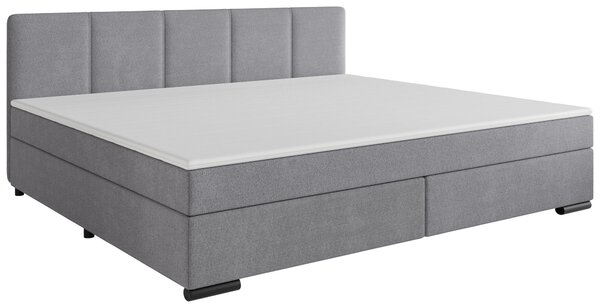 BOXSPRINGOVÁ POSTEĽ, 240/200 cm, svetlosivá MID.YOU - Online Only spálne, Online Only