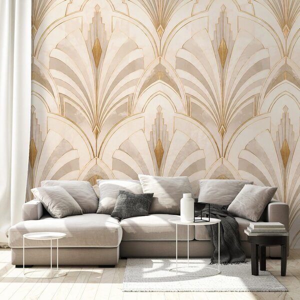 Tapeta luxusná art deco geometria